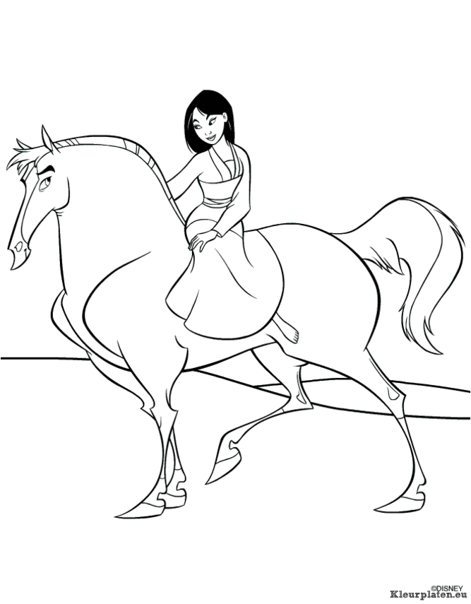 Mulan kleurplaten