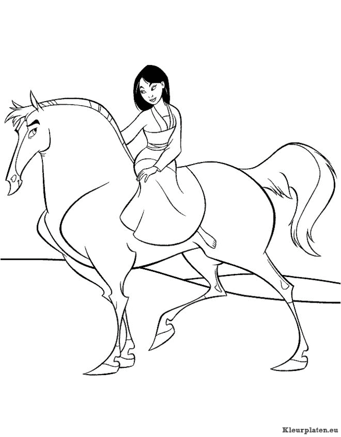 Mulan kleurplaten