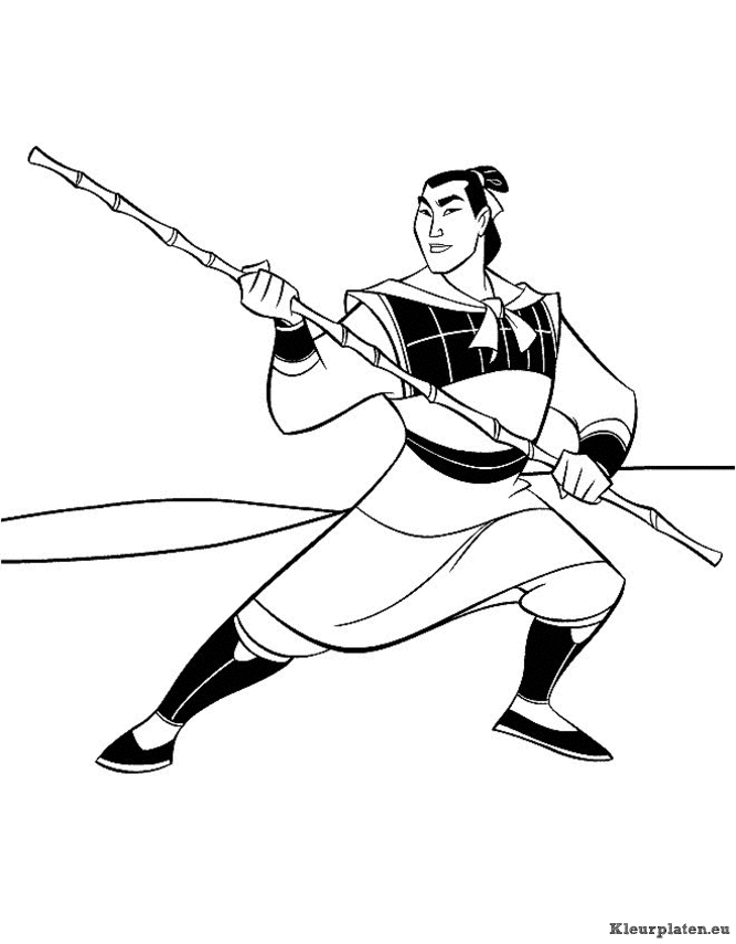 Mulan kleurplaten
