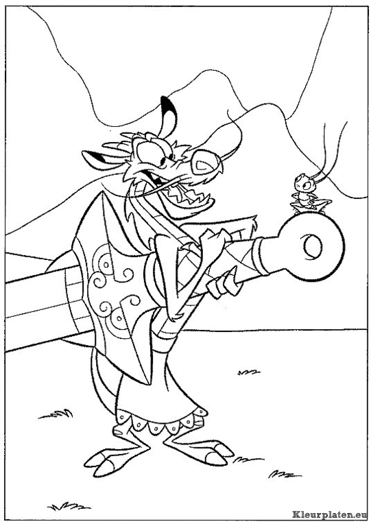 Mulan kleurplaten
