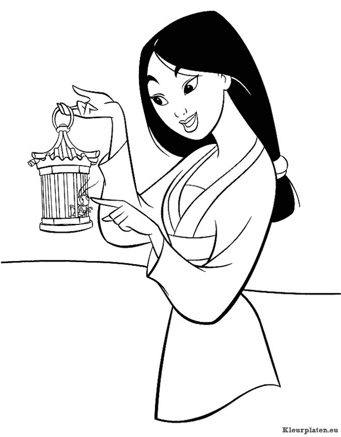 Mulan kleurplaten