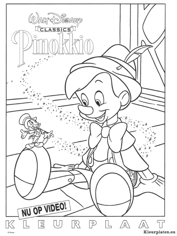 Pinokkio kleurplaten