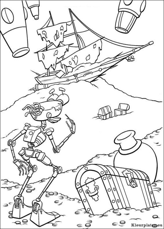 Piratenplaneet kleurplaten