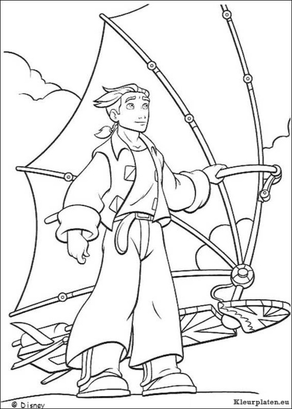 Piratenplaneet kleurplaten