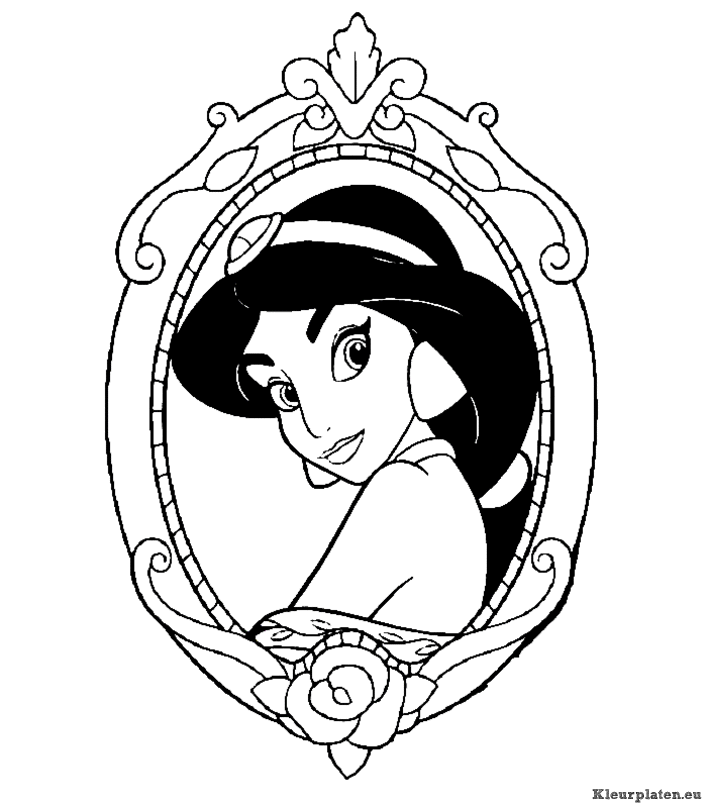 Prinsessen kleurplaten