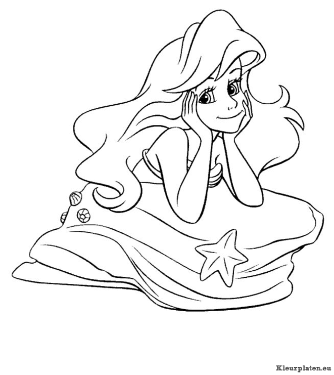 Prinsessen kleurplaten