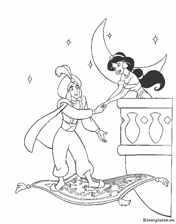 Prinsessen kleurplaten