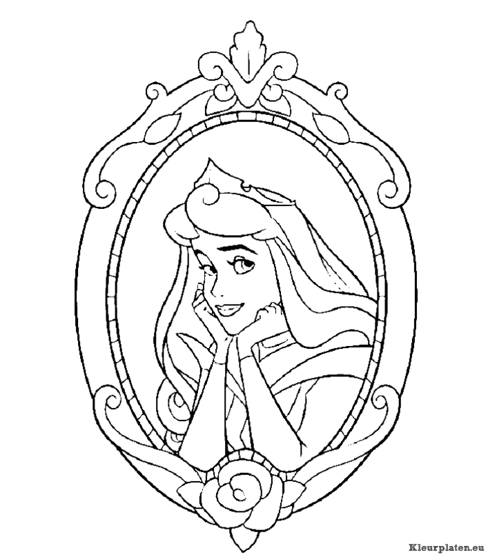 Prinsessen kleurplaten