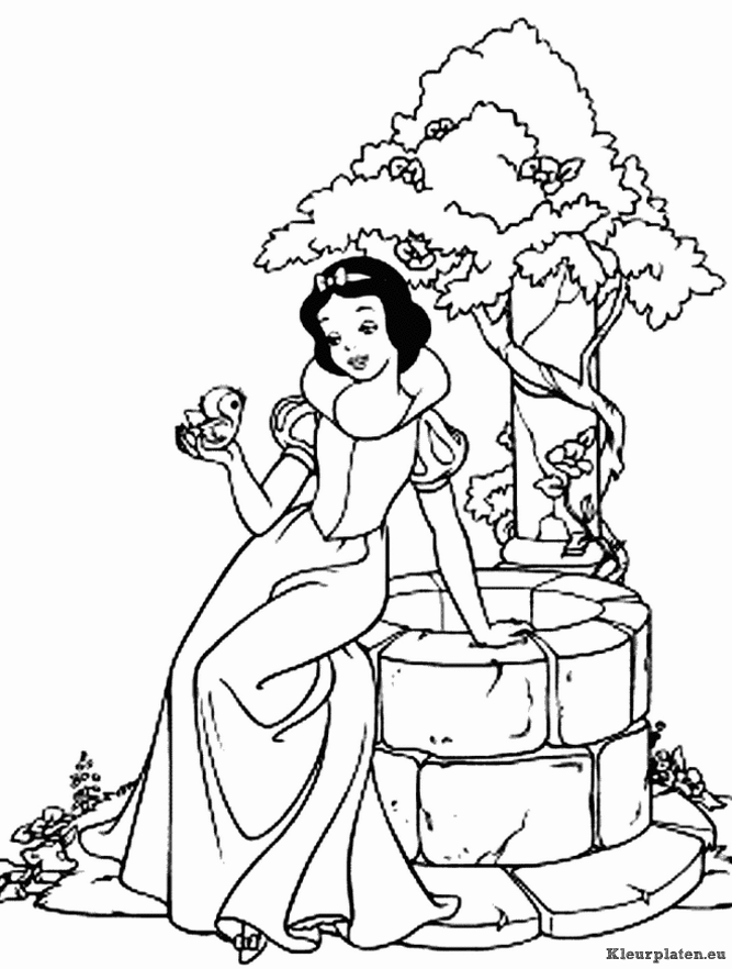 Prinsessen kleurplaten