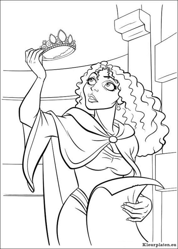Rapunzel kleurplaten
