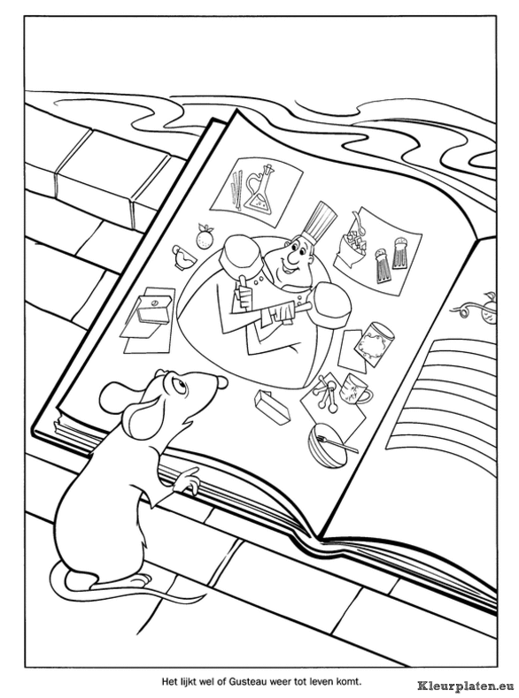 Ratatouille kleurplaten