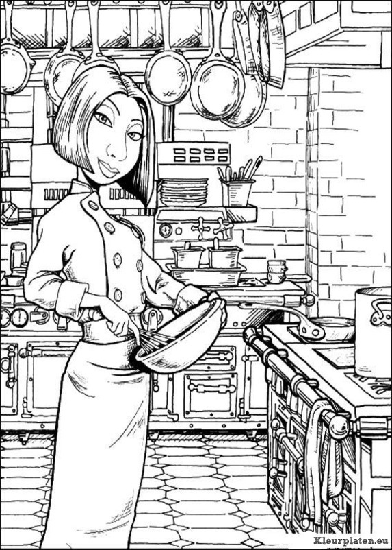 Ratatouille kleurplaten