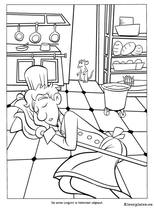Ratatouille kleurplaten