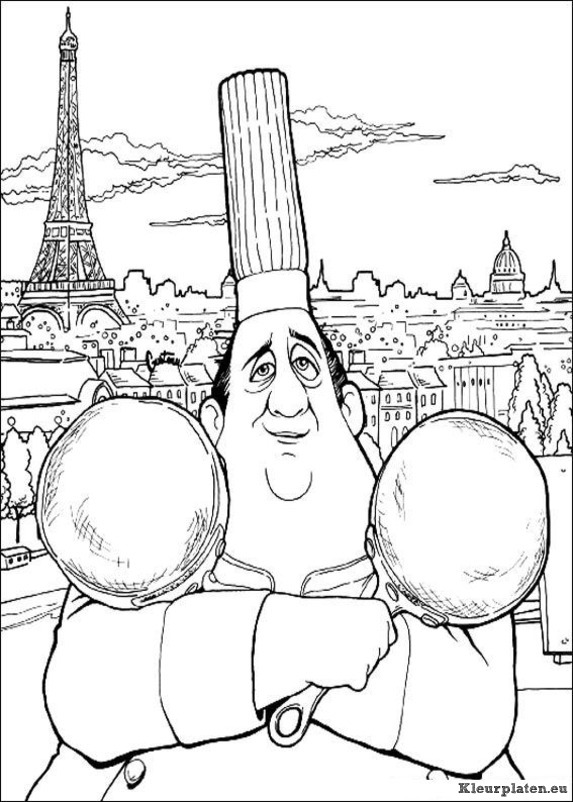 Ratatouille kleurplaten