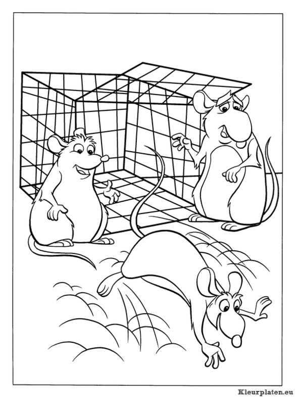 Ratatouille kleurplaten