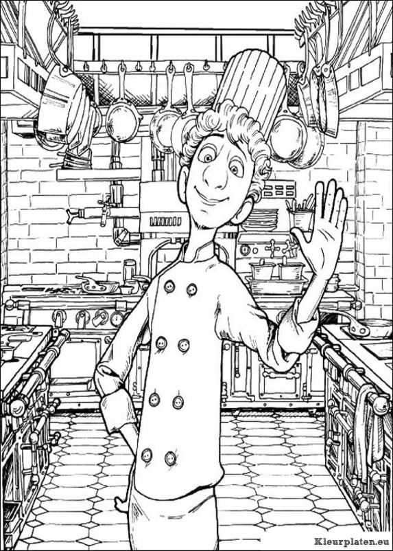 Ratatouille kleurplaten