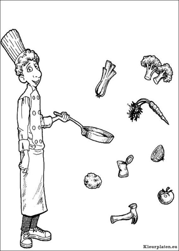 Ratatouille kleurplaten