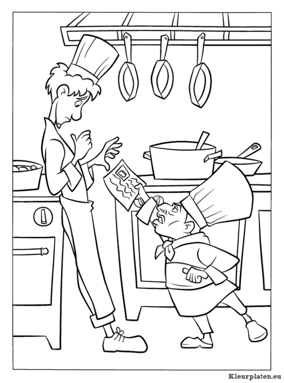 Ratatouille kleurplaten