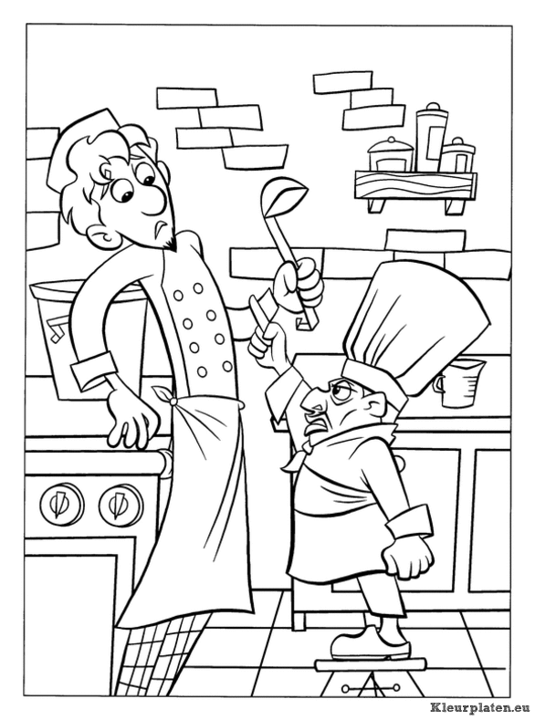 Ratatouille kleurplaten