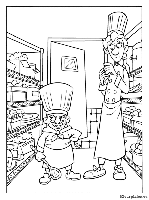 Ratatouille kleurplaten