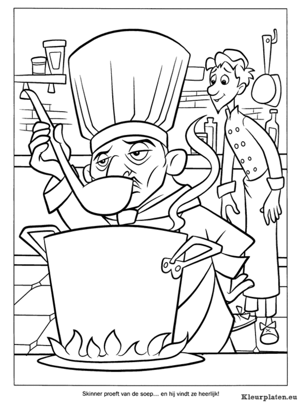 Ratatouille kleurplaten