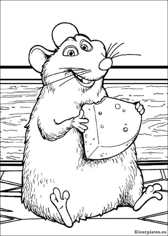 Ratatouille kleurplaten