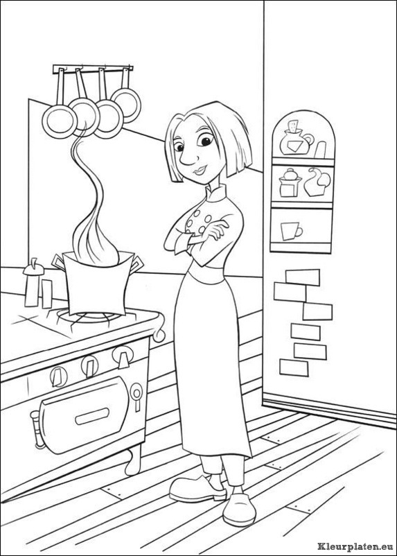 Ratatouille kleurplaten
