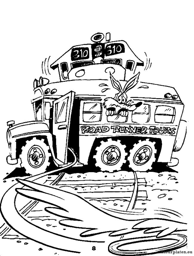 Roadrunner kleurplaten
