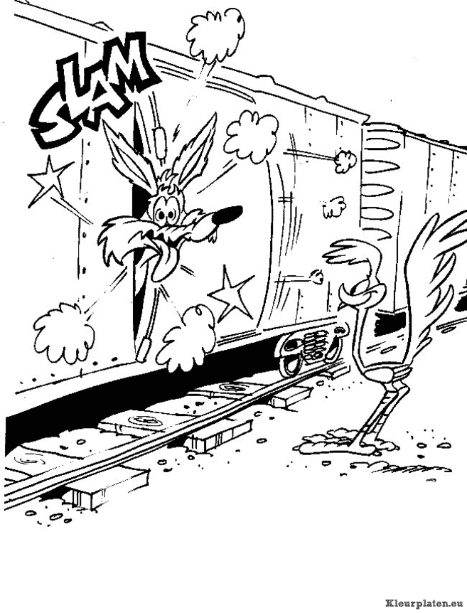 Roadrunner kleurplaten