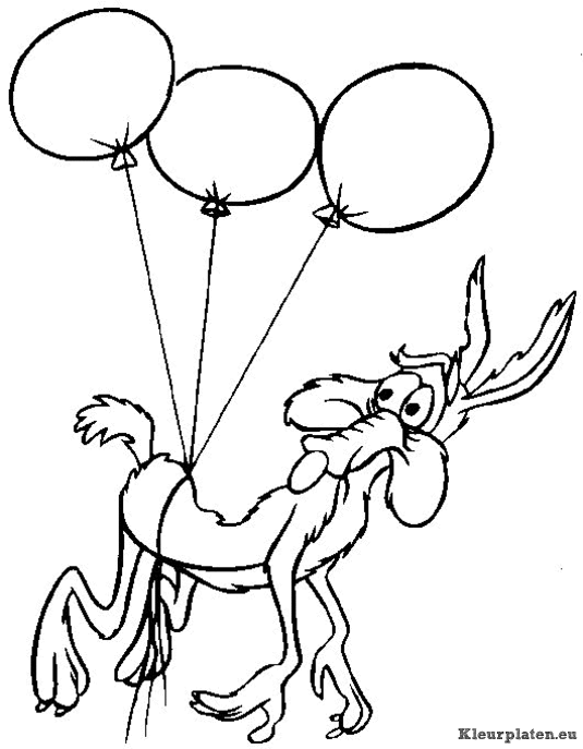 Roadrunner kleurplaten