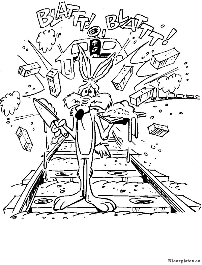 Roadrunner kleurplaten
