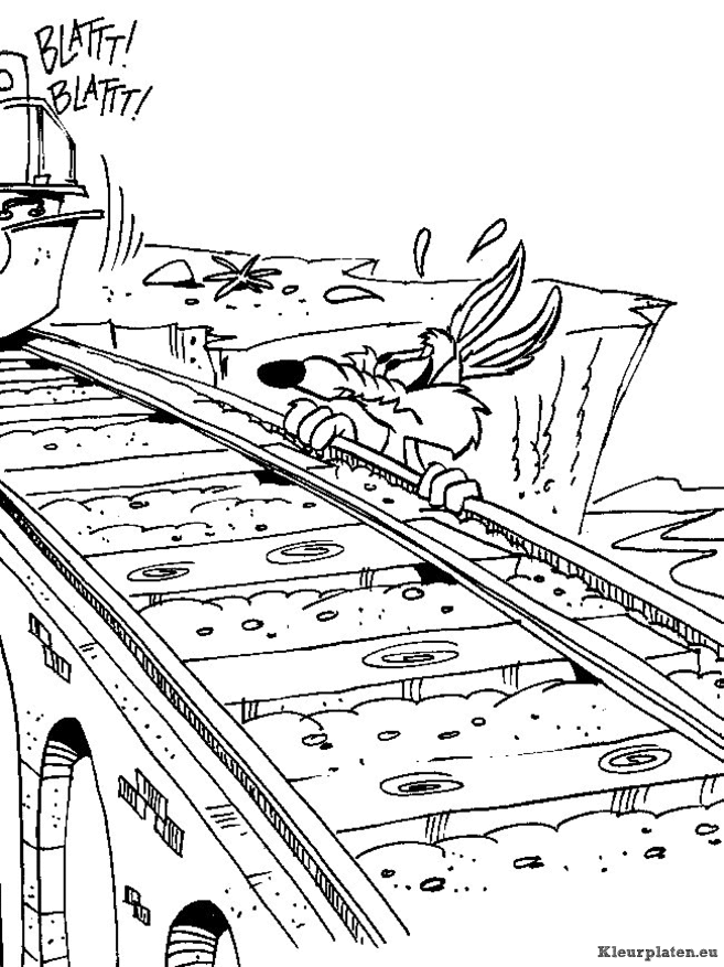 Roadrunner kleurplaten
