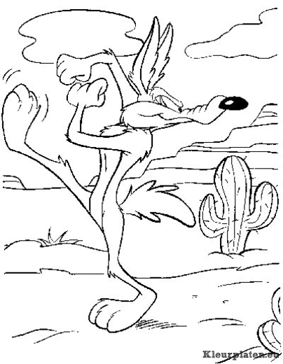Roadrunner kleurplaten
