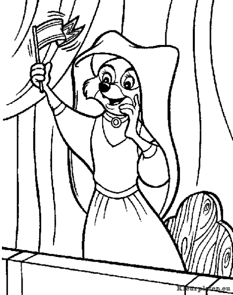 Robin hood kleurplaten