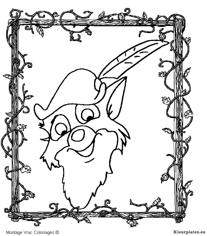 Robin hood kleurplaten