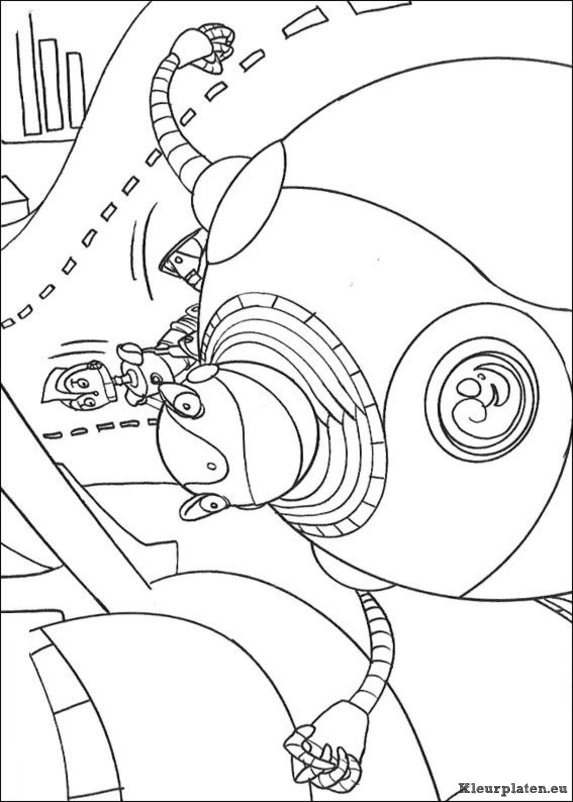 Robots kleurplaten