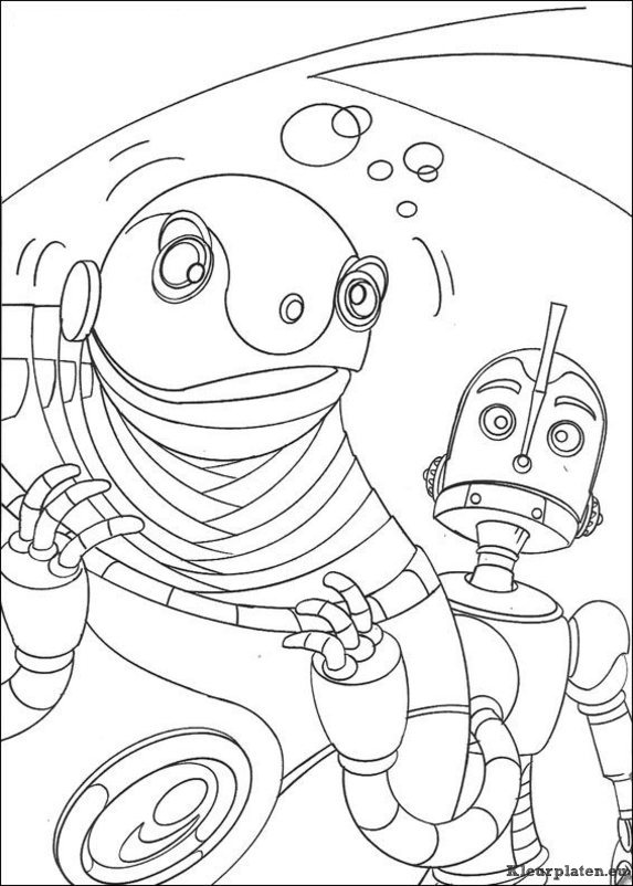 Robots kleurplaten