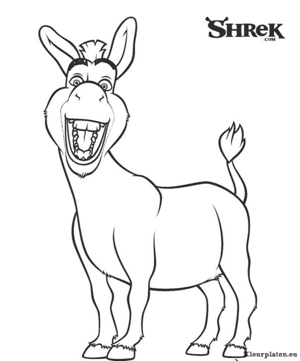 Shrek 3 kleurplaten