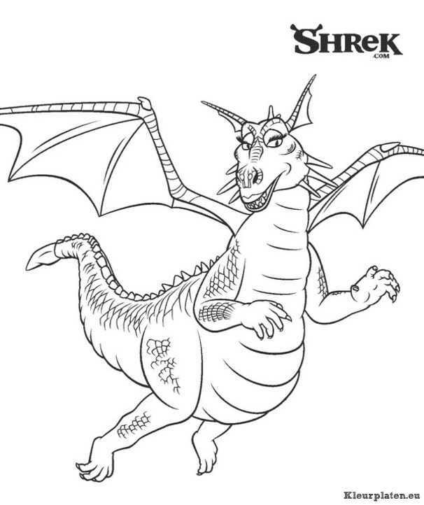 Shrek 3 kleurplaten