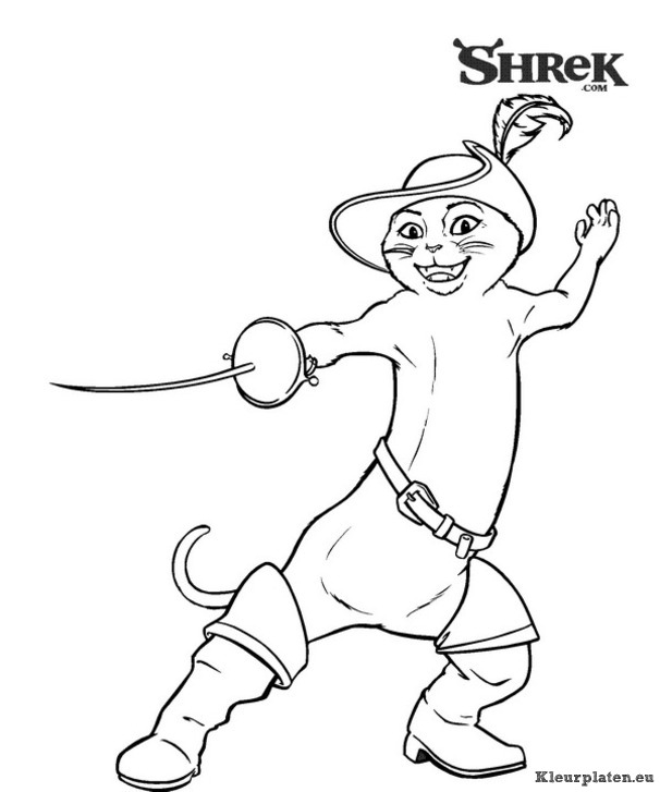 Shrek 3 kleurplaten