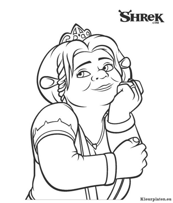 Shrek 3 kleurplaten