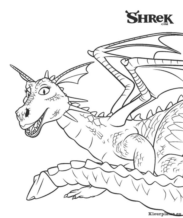 Shrek 3 kleurplaten