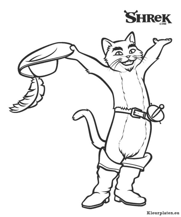 Shrek 3 kleurplaten