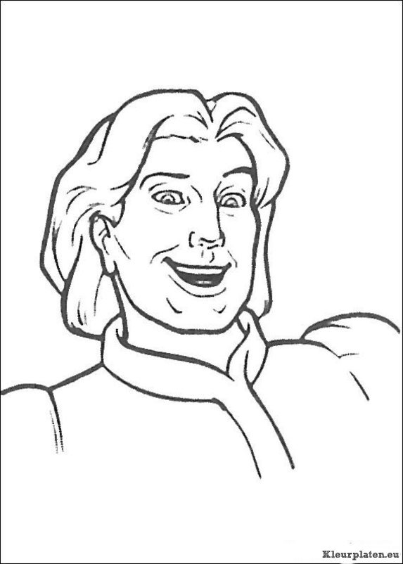 Shrek kleurplaten