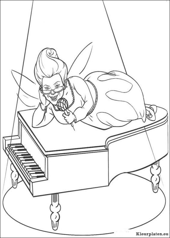 Shrek kleurplaten