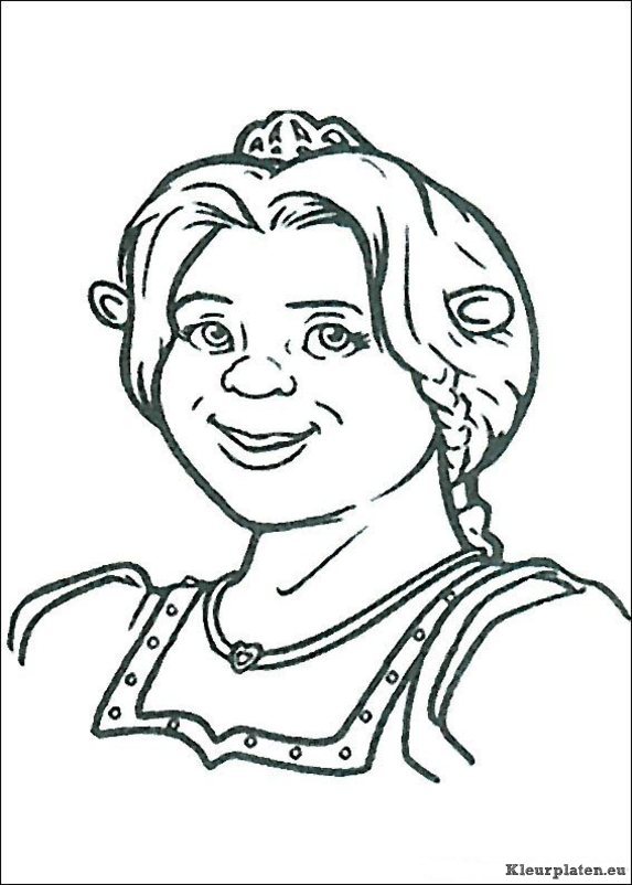 Shrek kleurplaten