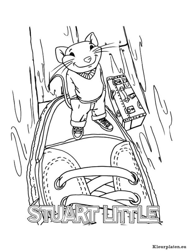 Stuart little kleurplaten