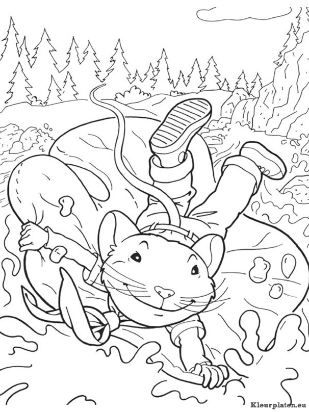 Stuart little kleurplaten