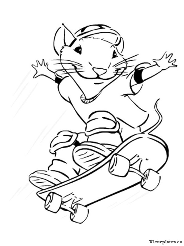 Stuart little kleurplaten