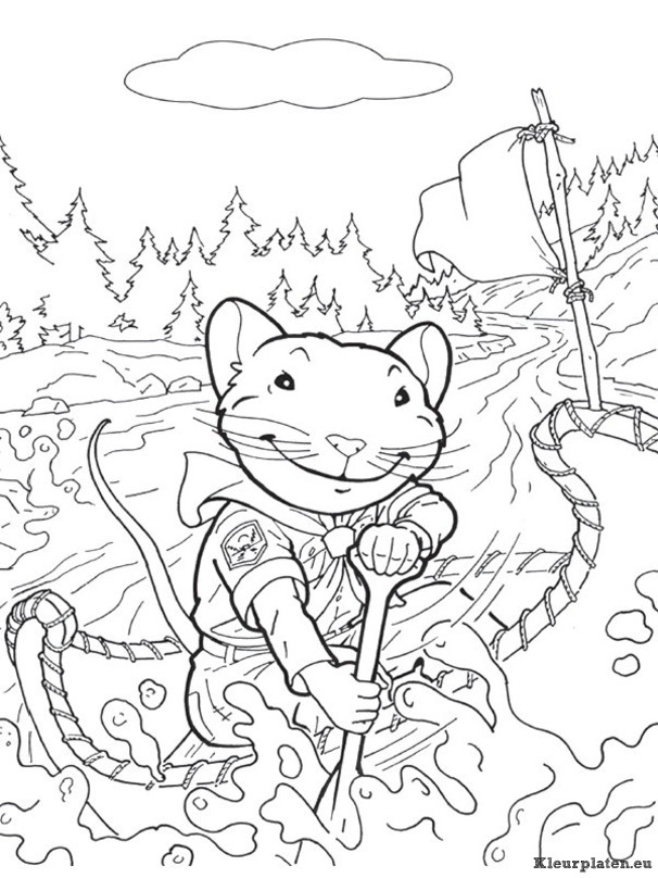 Stuart little kleurplaten